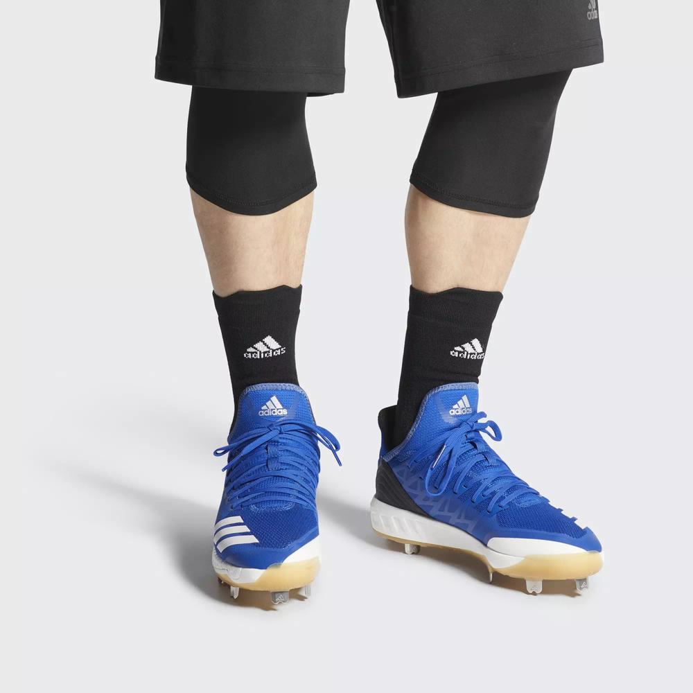Adidas Boost Icon 4 Spikes De Beisbol Azules Para Hombre (MX-99261)